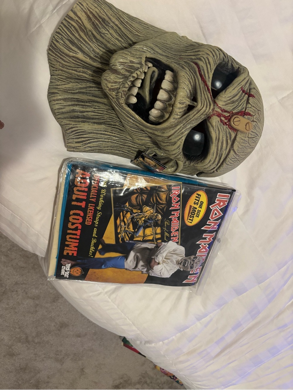 Eddie Mask and Adult Costume - Green Mask